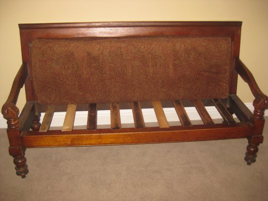 Antique English Oak Settee For Sale At Pamono