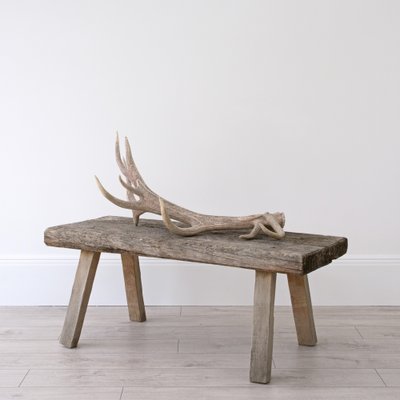 Antique Rustic Pig Bench Coffee Table For Sale At Pamono