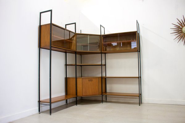 Mid Century Teak Wall Shelving Unit From Avalon For Sale At Pamono