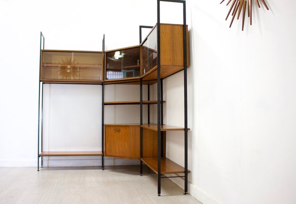 Mid Century Teak Wall Shelving Unit From Avalon For Sale At Pamono