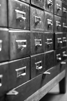 Mobile Industriale Vintage In Metallo Di Morgan In Vendita Su Pamono