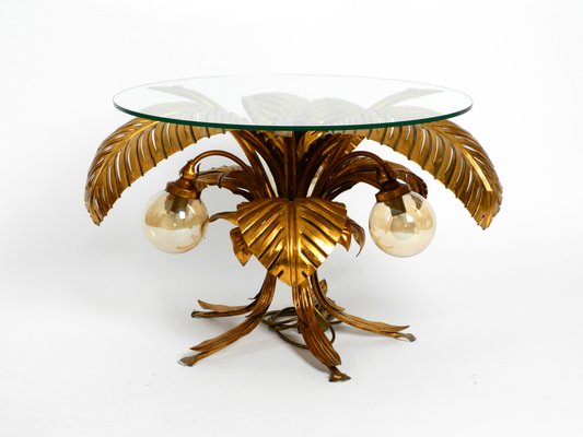 Vintage Italian Glass And Metal Side Table 1970s For Sale At Pamono