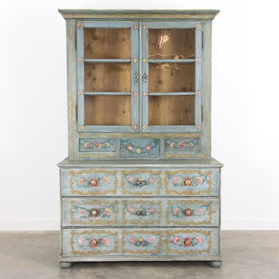 Antique Hand Painted Buffet Cabinet For At Pamono Antique Hand Painted Buffet Cabinet 1