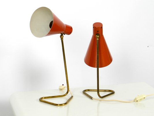 red table lamp