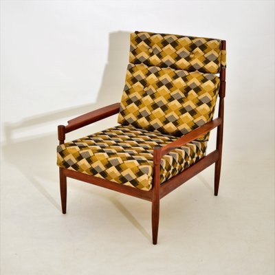 Vintage Sessel Mit Gestell Aus Mahagoni Bei Pamono Kaufen