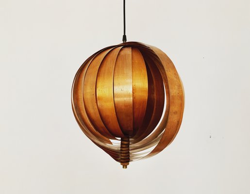 Copper Moon Pendant Lamp 1960s Copper Moon Pendant Lamp 1960s