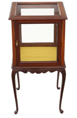 Antique Mahogany Display Cabinet Table For Sale At Pamono