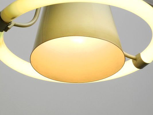 Mid Century Modern Ceiling Lamp With Neon Ring For Sale At Pamono