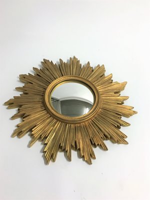 Vintage Golden Sunburst Mirror 1960s For At Pamono Vintage Golden Sunburst Mirror 1960s 1