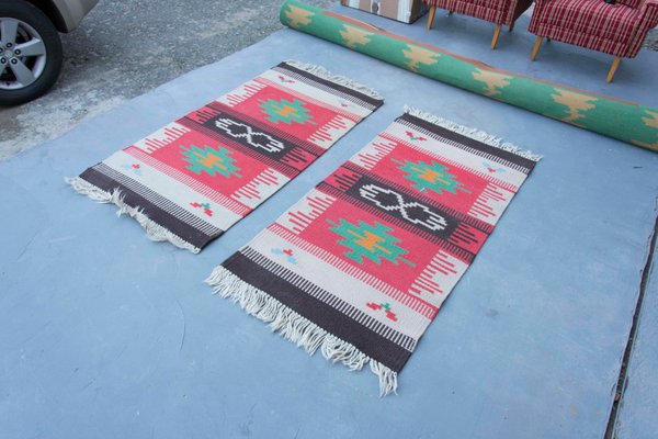 Moderne Mid Century Kelim Teppiche 1960er 2er Set Bei Pamono Kaufen