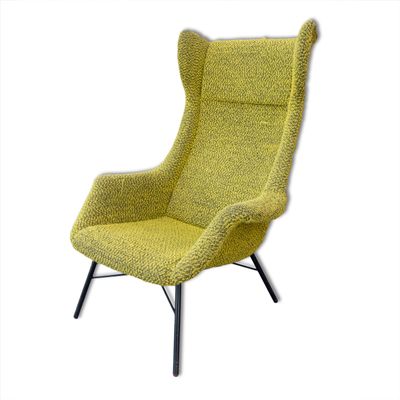 Wingback Chair By Miroslav Navratil For Ton 1960s For Sale At Pamono
