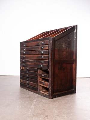 Vintage Printer S Cabinet With Letterpress 1920s For Sale At Pamono