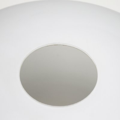 Opaline Glass And Afromosia Ceiling Lamp By Louis C Kalff For Philips 1950s