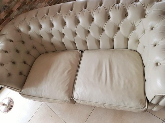 French White Leather Chesterfield Sofa 1978 For At Pamono White Leather Chesterfield Sofa 1978, French Style Chesterfield Sofa