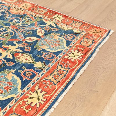 Arts & Crafts Style Turkish Hand Knotted Large Rug, 1980s for sale