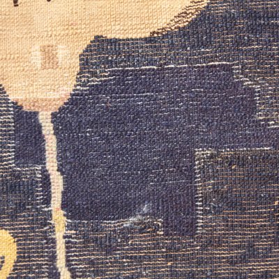 Antiker Handgeknupfter Chinesischer Pao Tou Crane Wollteppich Bei Pamono Kaufen