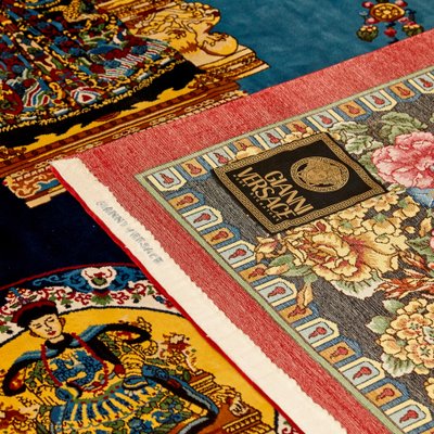 Italian Garden Silk Rug by Gianni Versace for Atelier Versace