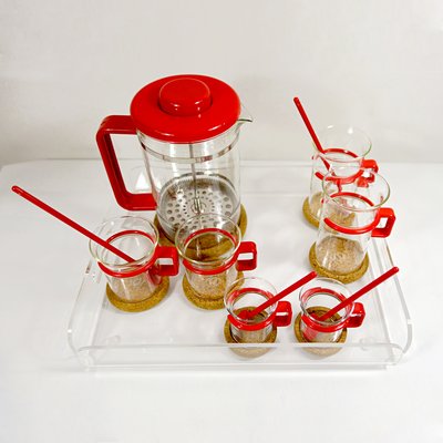 ontspannen Verlichten Reiziger Coffee Set for 2 from Bodum, 1986, Set of 12 for sale at Pamono