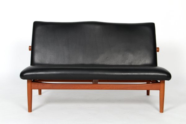 Danish Model Fd 137 2 Aniline Leather Sofa By Finn Juhl For France Søn 1958
