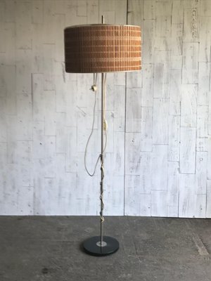 Mid Century Floor Lamp With Wooden, Table Floor Lamps Wooden