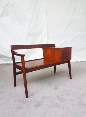 Mid Century Teak Telephone Bench 1960s For Sale At Pamono