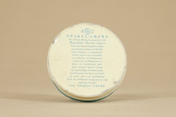 Cardboard Sparta Cream Advertising Sign by E. Pohl, 1950s for sale