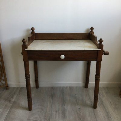 dark wood dressing table