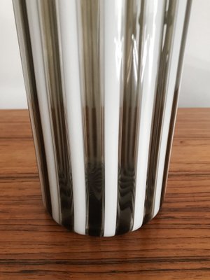 Vintage Italian Hand Blown Glass Vase By Gio Ponti For Venini