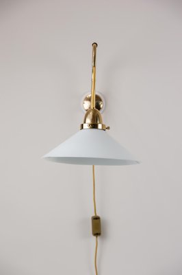 Lampada da parete Art Déco allungabile in ottone, anni '20 Lampada da parete Art Déco allungabile in ottone, anni '20