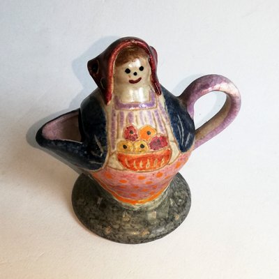 Mid-Century Italian Ceramic Coffee Pot 