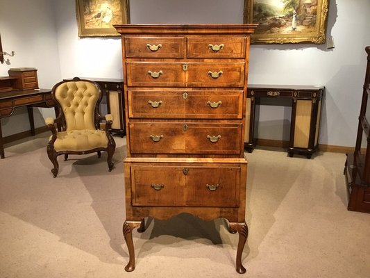 Vintage George I Style Walnut Dresser 1920s For Sale At Pamono