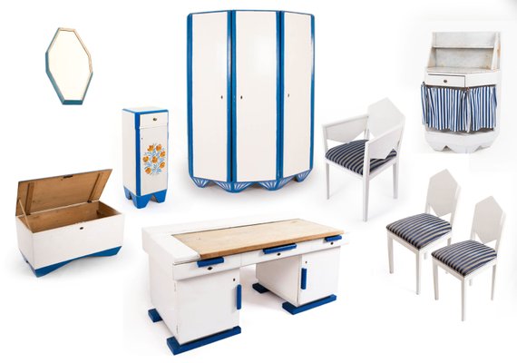 Cubist Children S Furniture Set By Pavel Janák 1911 For At Cubist Children S Furniture Set By