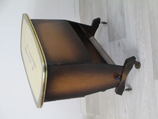 Mid Century Beech Side Table With Drawers 1960s For Sale At Pamono