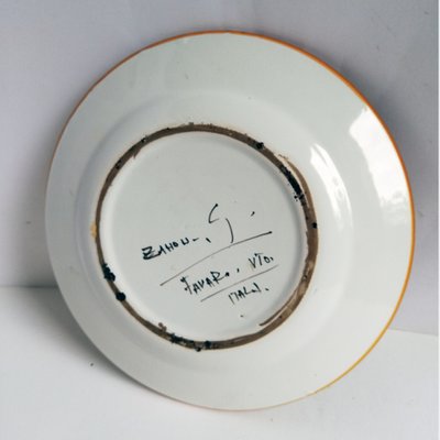 platos decorativos vintage de zanon c anos 50 juego de 3