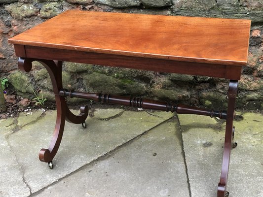Small Antique Mahogany Side Table For Sale At Pamono