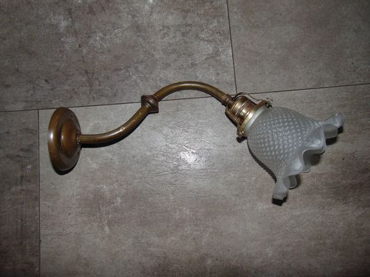 Antike Deutsche Jugendstil Wandlampe Aus Messing Bei Pamono Kaufen