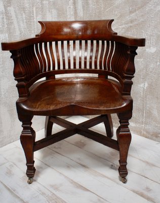 Oak bankers chair for sale deals