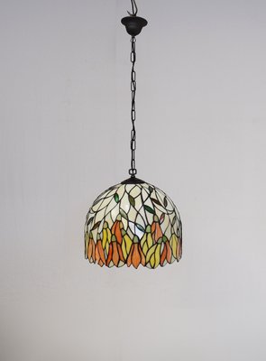Italian Colored Glass Ceiling Lamp 1980s For Sale At Pamono