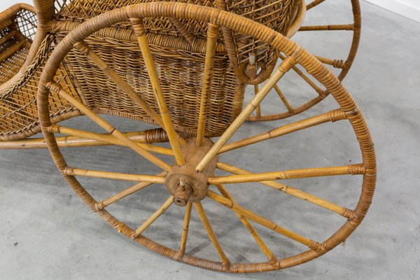 Bamboo Wicker Rickshaw 1970s For Sale At Pamono