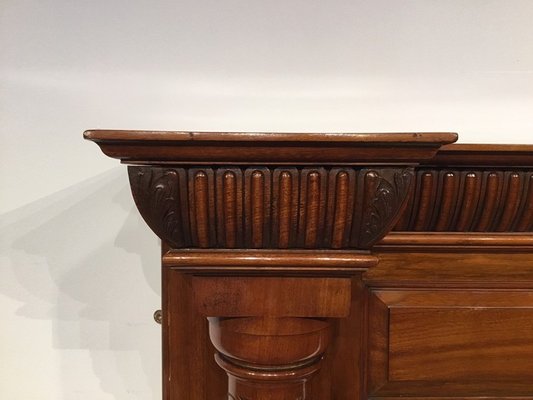 Antique Victorian Walnut Fire Surround For Sale At Pamono