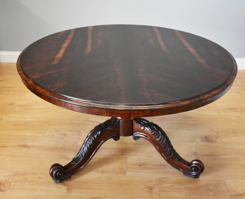 Antique Victorian Rosewood Circular Dining Table From T Wilson For Sale At Pamono