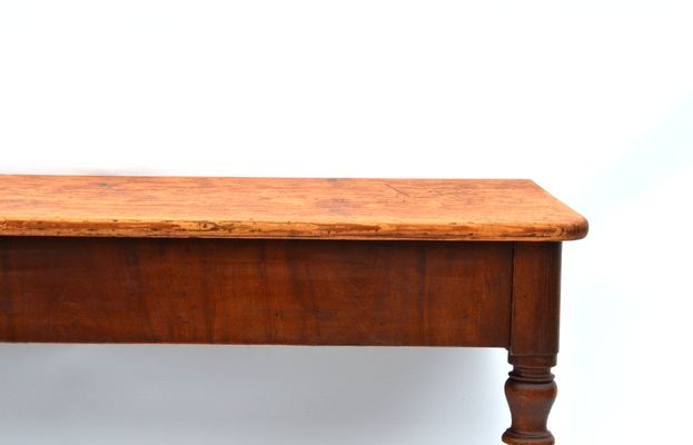 Antique Rustic Pine Console Table