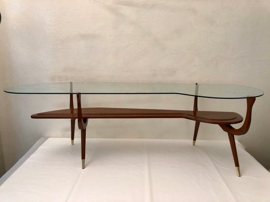 Asymmetrical glass coffee table deals