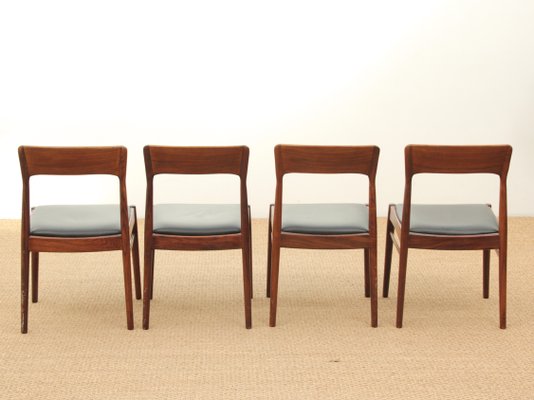 Model 26 Rosewood Chairs by Henning Kjærnulf for K.S Mobelfabrik