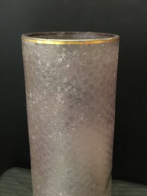 Antique Austrian Hand Decorated Glass Vase For Sale At Pamono