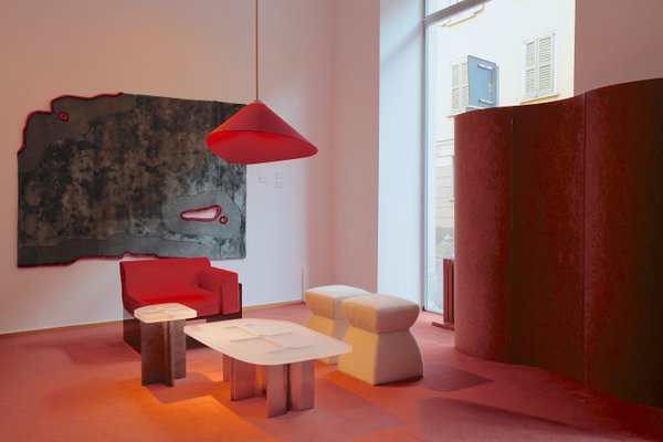 Terracotta Elm Burl Veneer Room Divider By Daniel Nikolovski Danu Chirinciuc For Kabinet 2019