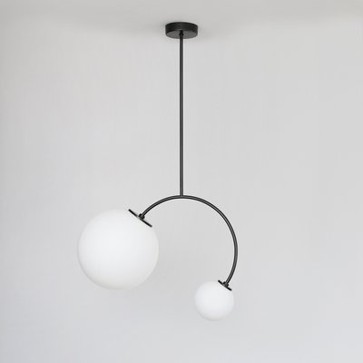 Digon Black Geometric Ceiling Lamp From Balance Lamp For Sale At