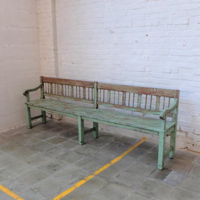Vintage Green Garden Bench 1930s For Sale At Pamono