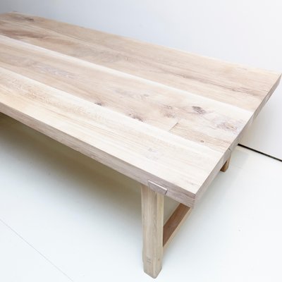 Mid Century Modern Oak Big Table For Sale At Pamono