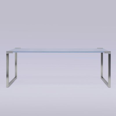 Stainless Steel Glass Pioneer T53 Coffee Table By Peter Ghyczy For Sale At Pamono